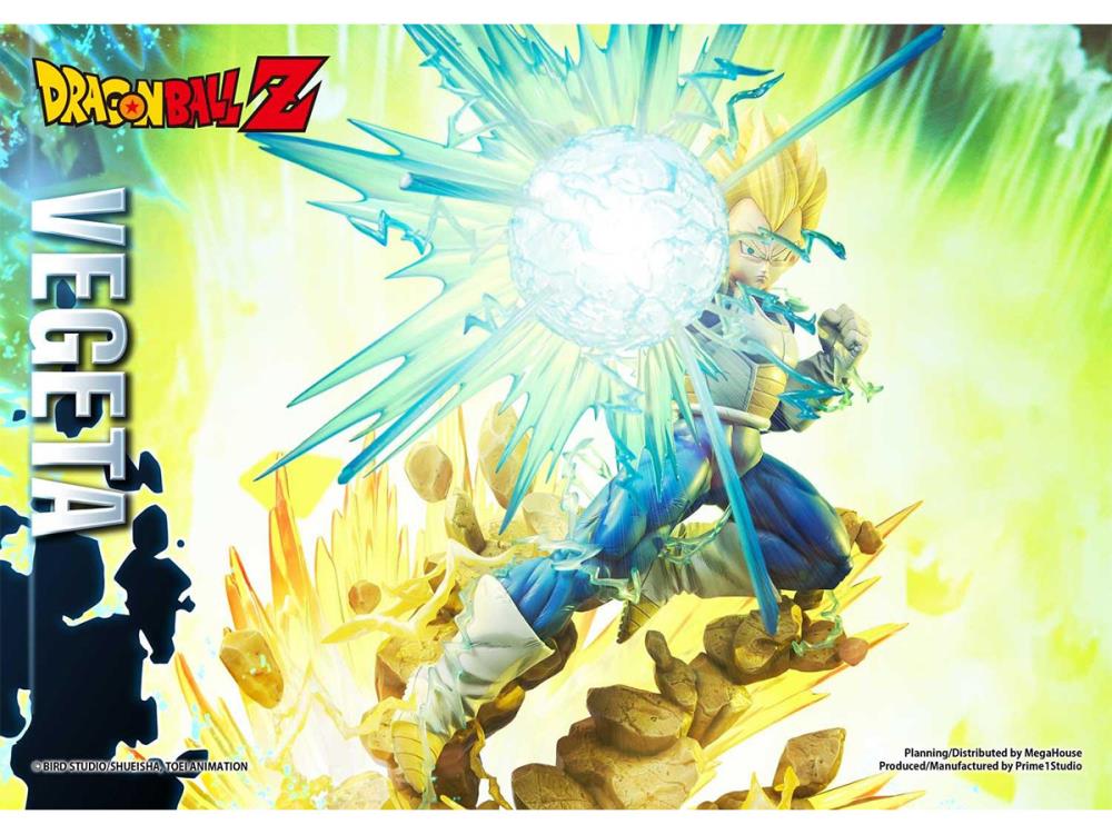 Dragon Ball Z Mega Premium Masterline Super Saiyan Vegeta (Deluxe Ver.) 1/4 Scale Statue Gallery Image 15