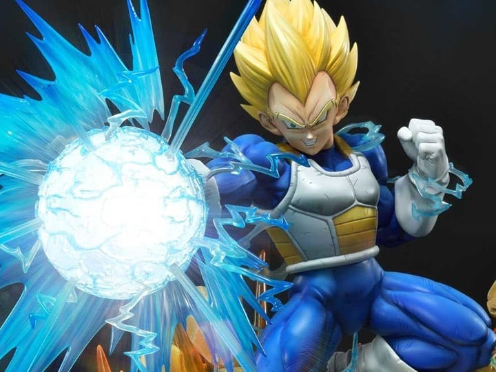 Dragon Ball Z Mega Premium Masterline Super Saiyan Vegeta (Deluxe Ver.) 1/4 Scale Statue Gallery Image 1