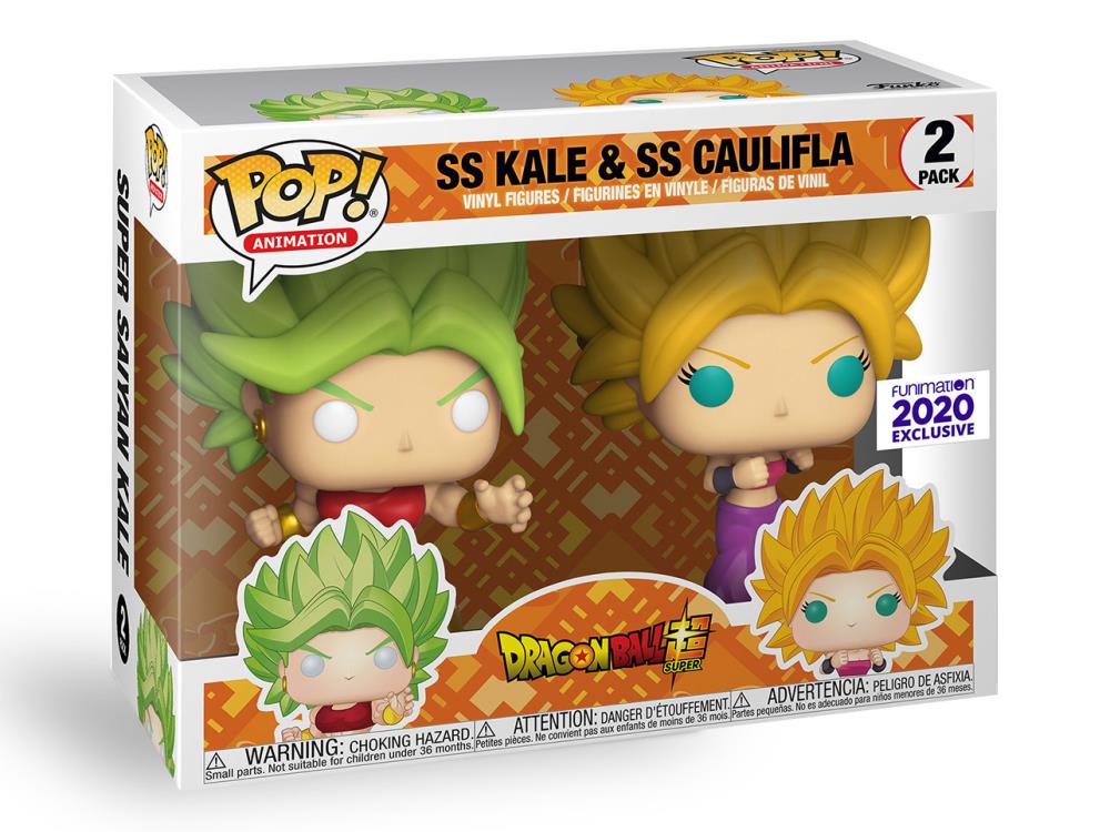 Pop! Animation: Dragon Ball Super - Super Saiyan Kale & Caulifla 2-Pack Exclusive Gallery Image 3