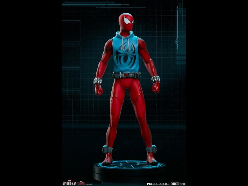 Spider-Man (2018 Video Game) Spider-Man (Scarlet Spider Suit) 1/10 Scale Limited Edition  Statue Gallery Image 4
