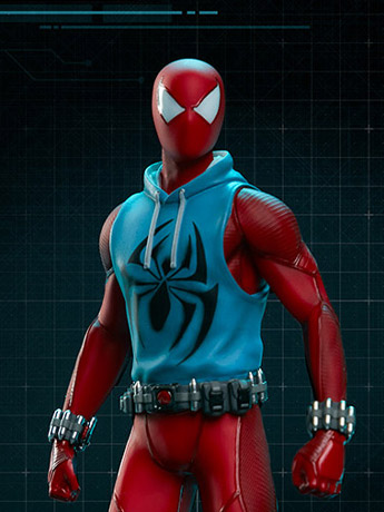 Spider-Man (2018 Video Game) Spider-Man (Scarlet Spider Suit) 1/10 Scale Limited Edition  Statue Gallery Image 2