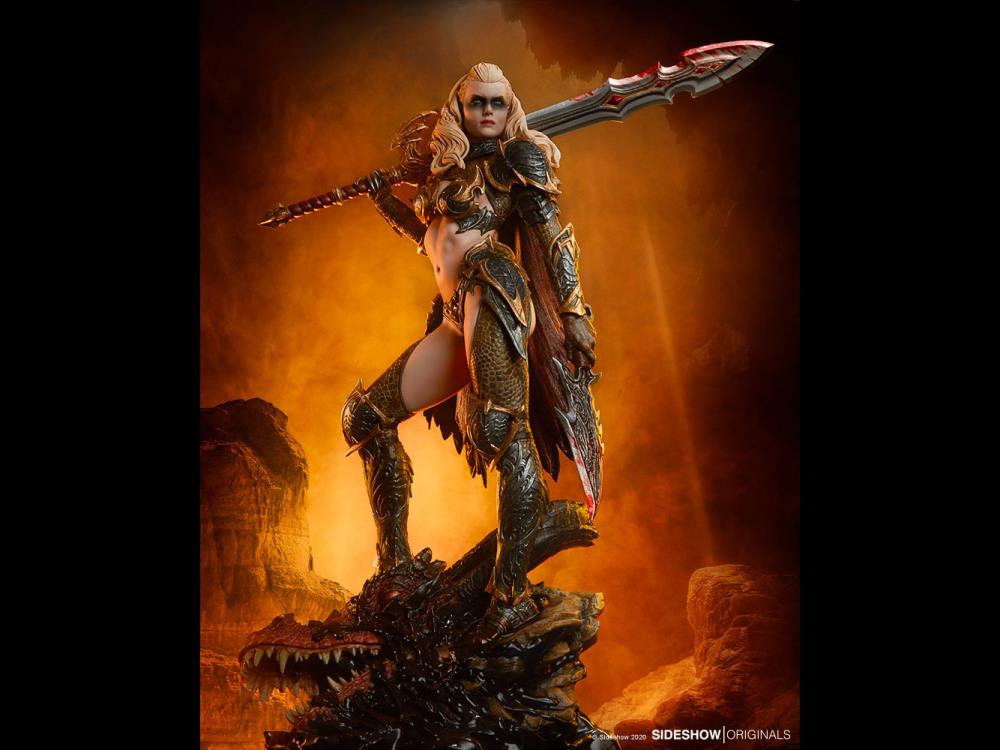 Dragon Slayer Warrior Forged in Flame Statue Gallery Image 3