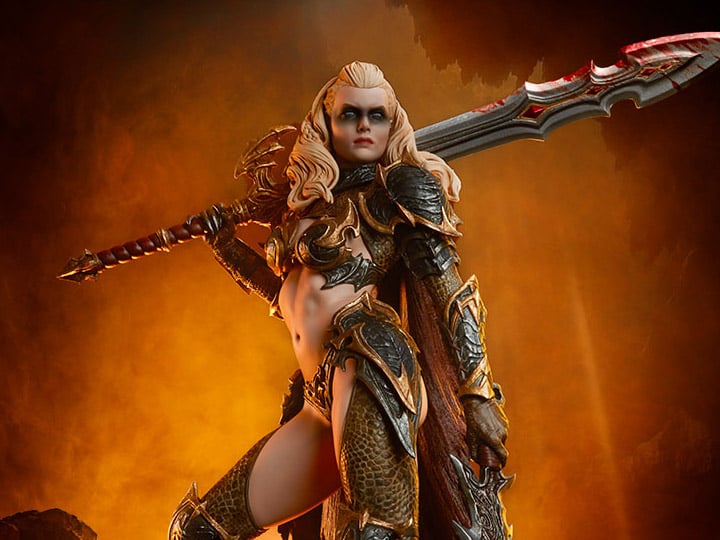 Dragon Slayer Warrior Forged in Flame Statue Gallery Image 1