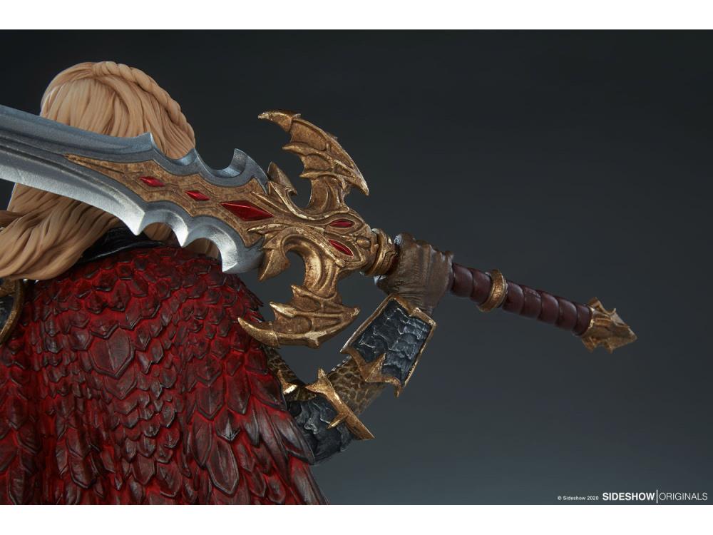 Dragon Slayer Warrior Forged in Flame Statue Gallery Image 21