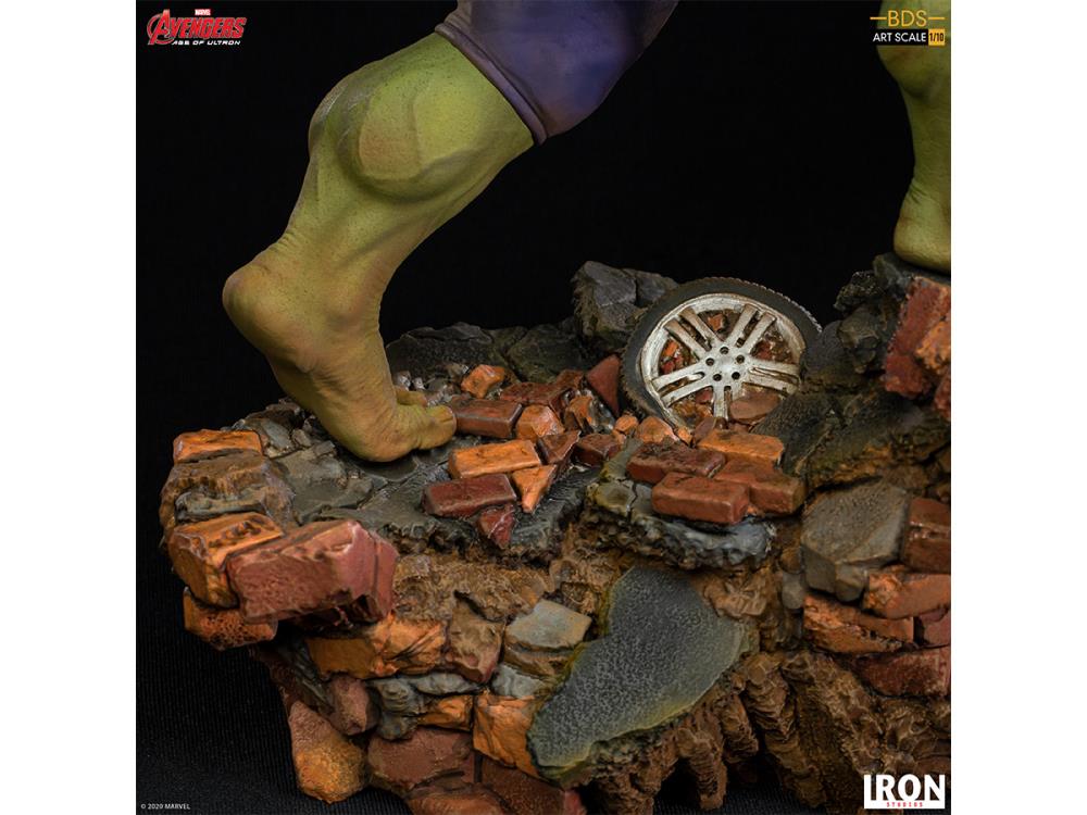 Avengers: Age of Ultron Battle Diorama Series Hulk 1/10 Art Scale Statue Gallery Image 9