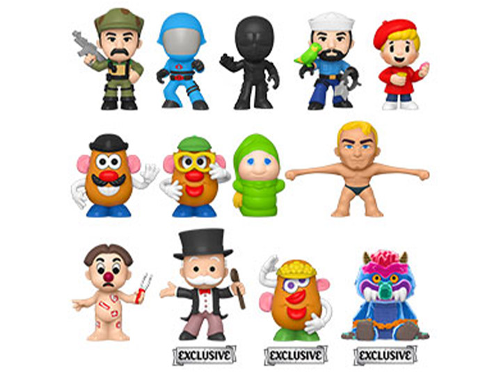 Hasbro Retro Toys Mystery Minis Specialty Series Box of 12 Figures Gallery Image 1