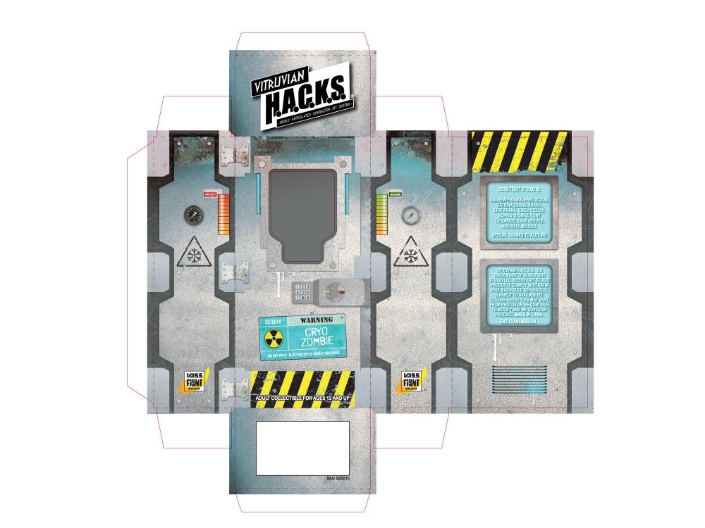 Vitruvian H.A.C.K.S. Series Z Cryo Zombie BBTS Shared Exclusive Gallery Image 7