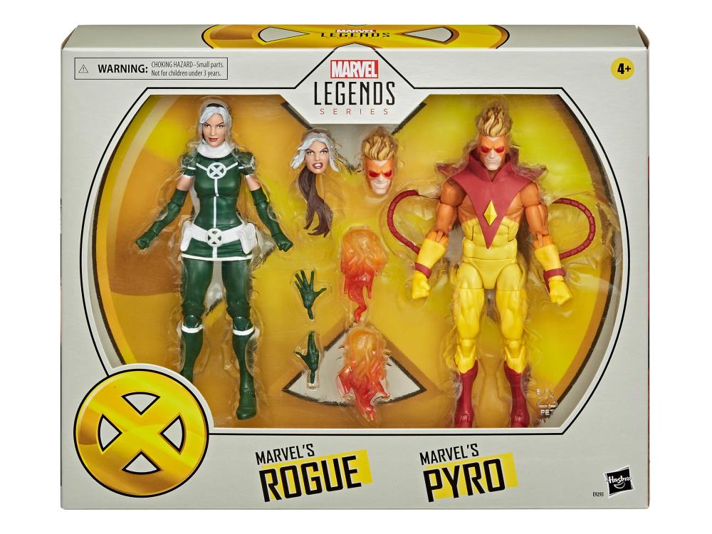 タ*ギ様 マーベルレジェンド　X-メン20周年記念 ローグ パイロ 2パック　ミ X-Men 20th Anniversary Marvel Legends Rogue & Pyro Action Figure