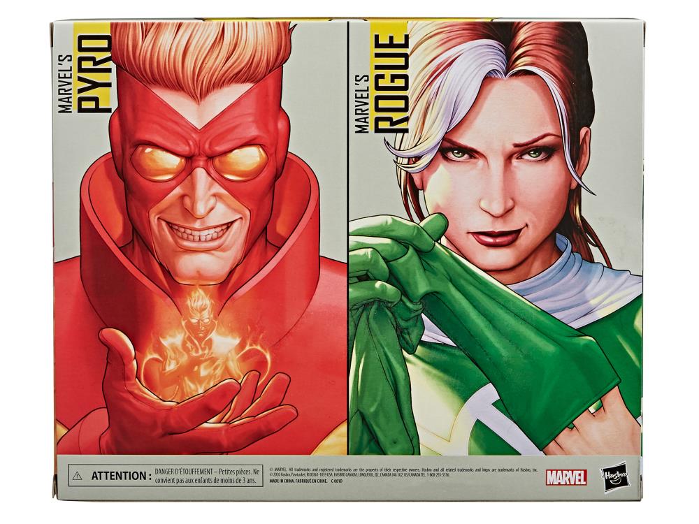 タ*ギ様 マーベルレジェンド　X-メン20周年記念 ローグ パイロ 2パック　ミ X-Men 20th Anniversary Marvel Legends Rogue & Pyro Action Figure
