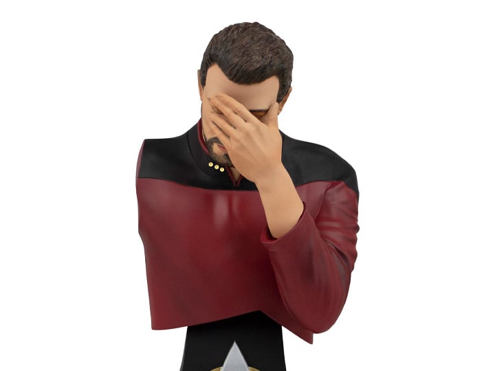 Star Trek Commander William Riker (Facepalm) SDCC 2020 Exclusive Bust Gallery Image 1