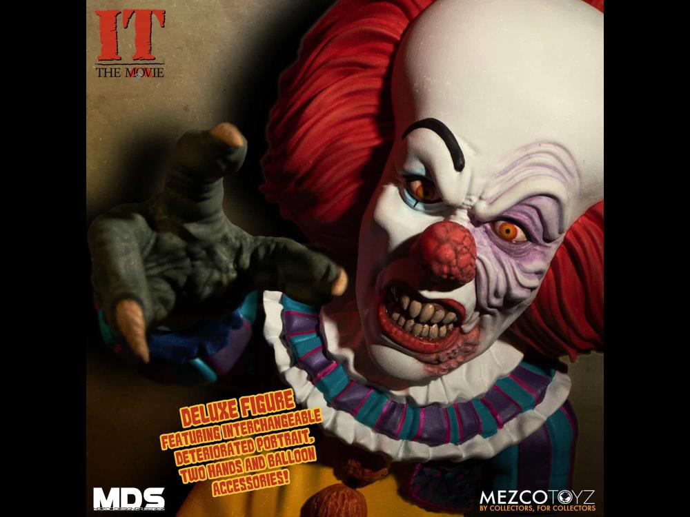 IT (1990) Mezco Designer Series Deluxe Pennywise Gallery Image 8