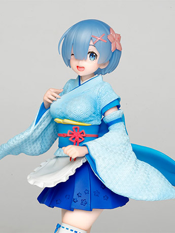 Re:Zero Starting Life in Another World Rem (Kimono Maid Ver.) Figure Gallery Image 2