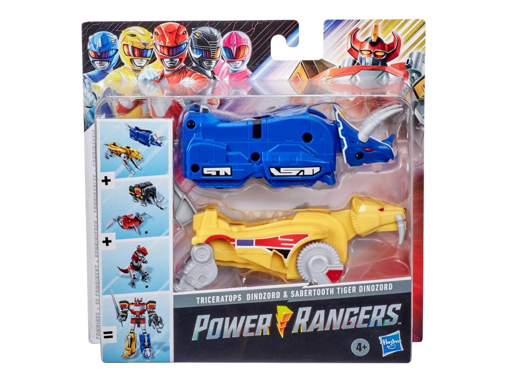 Mighty Morphin Power Rangers Dino Zords Set of 5 Figures Gallery Image 9