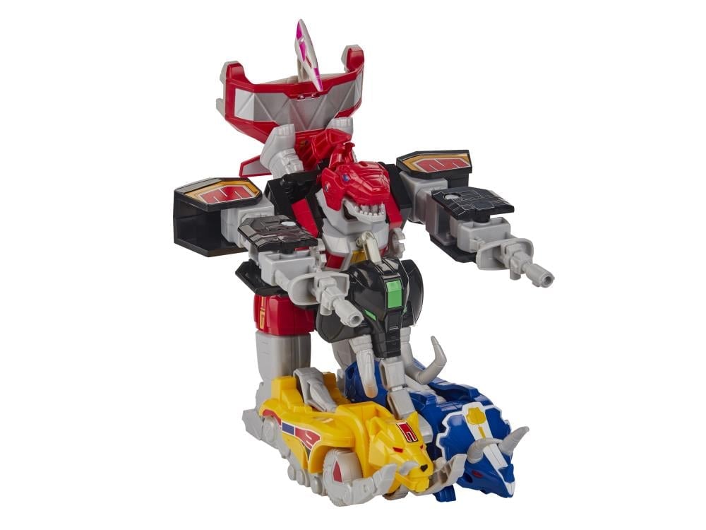 Mighty Morphin Power Rangers Dino Zords Set of 5 Figures Gallery Image 13