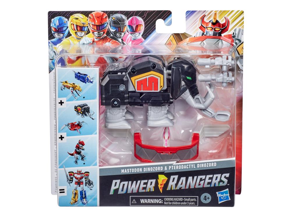 Mighty Morphin Power Rangers Dino Zords Set of 5 Figures Gallery Image 12