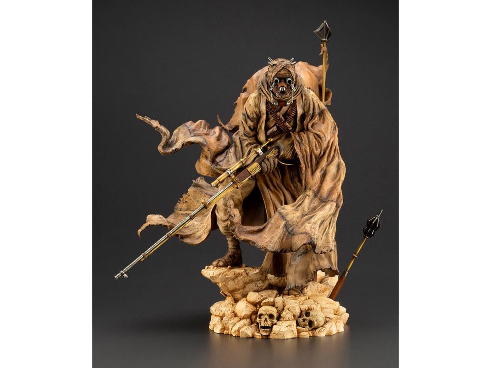 Star Wars ArtFX Artist Series Tusken Raider (Barbaric Desert Tribe) Statue Gallery Image 10