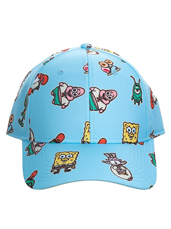 Spongebob Movie All Over Print Snapback Hat Gallery Image 2
