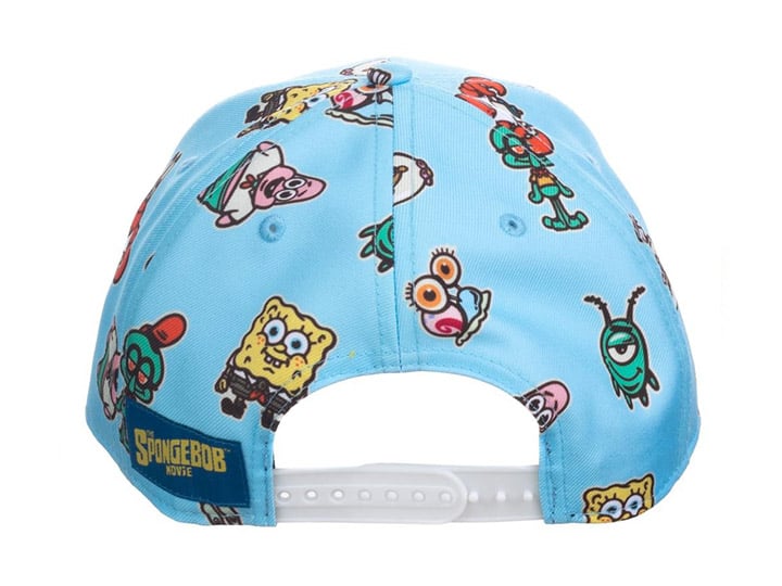 Spongebob Movie All Over Print Snapback Hat Gallery Image 4