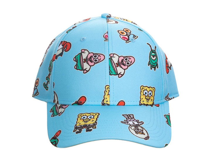Spongebob Movie All Over Print Snapback Hat Gallery Image 3