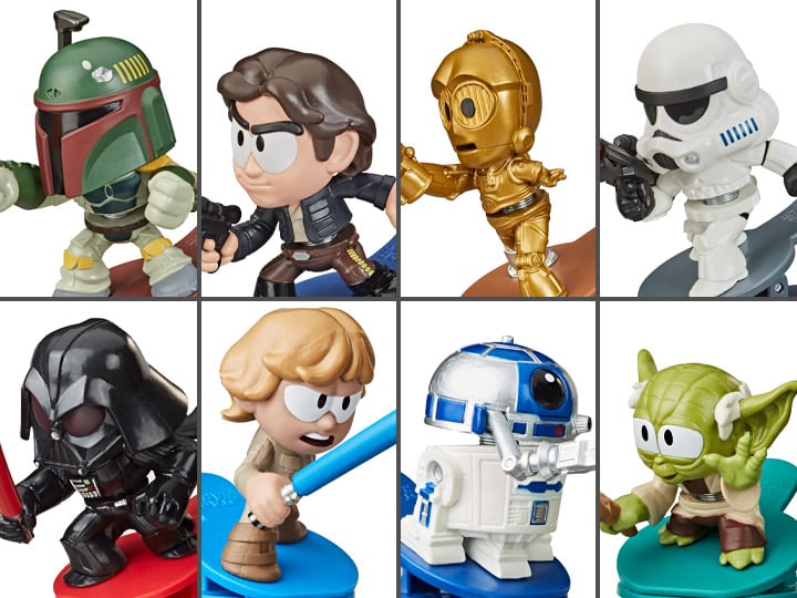 Star Wars Battle Bobblers Wave 2 Set of 4 Two-Packs Gallery Image 1