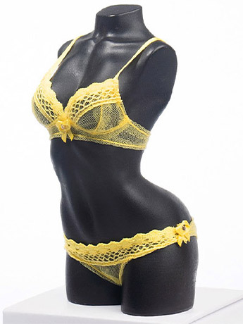 Exquisite Underwear (Lemon Yellow) Camry Series Summer Large Bust 1/6 Scale Accessory Set (033-LD) Gallery Image 2