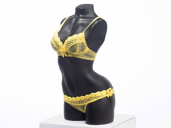 Exquisite Underwear (Lemon Yellow) Camry Series Summer Large Bust 1/6 Scale Accessory Set (033-LD) Gallery Image 1
