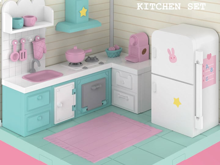 Pop Mart Sweet House Kitchen Display Set Gallery Image 1
