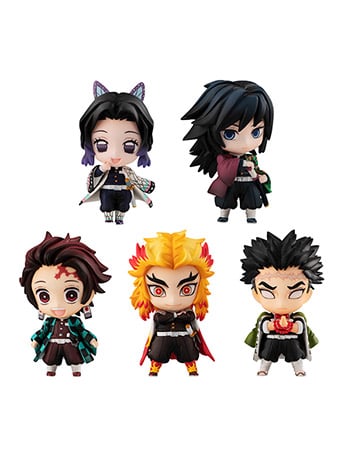 Demon Slayer: Kimetsu no Yaiba The Hashiras Mascot Box of 5 Figures (Set A) Gallery Image 2