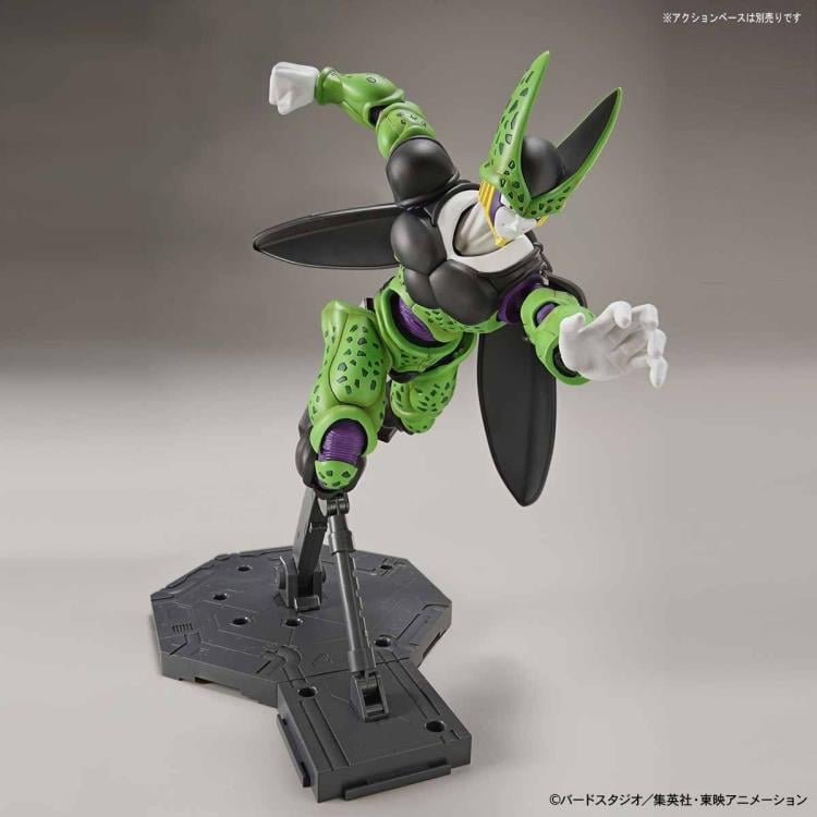Coleccionable De Rise Standard Figura De Cell Perfecto Dragon Ball Z | Model Kit 14 Cm Rise Standard 83279P | Coleccionable Articulado