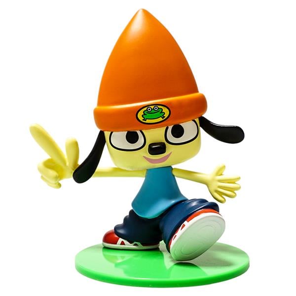 1998年　パル・ウォン「P.A.S.A Rapper」ビニール製　アートトイ PaRappa the Rapper Parappa Vinyl Figure