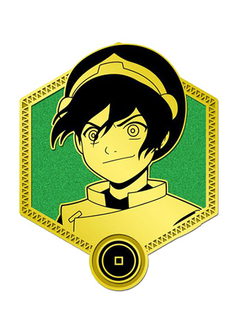 Avatar: The Last Airbender Golden Series Toph Enamel Pin Gallery Image 2