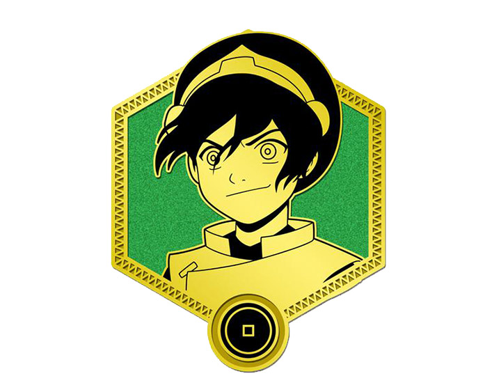 Avatar: The Last Airbender Golden Series Toph Enamel Pin Gallery Image 1