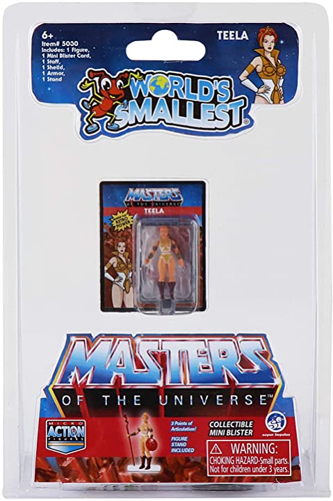 Masters of the Universe World’s Smallest Teela Micro Action Figure Gallery Image 3