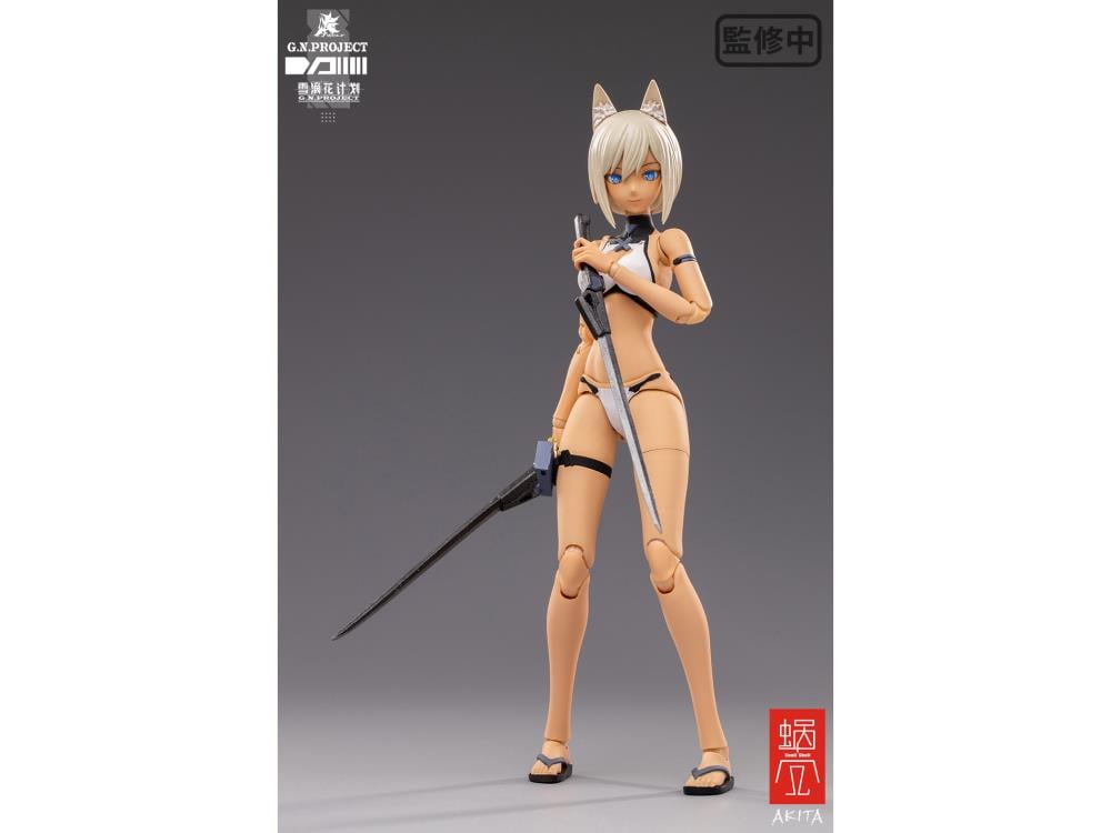 GN Project WOLF-001 Swimwear 1/12 Scale Figure & Equipment Set Gallery Image 9