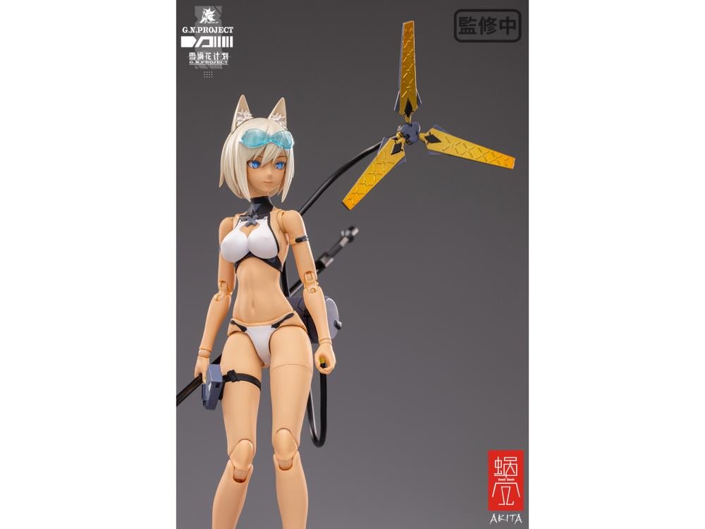 GN Project WOLF-001 Swimwear 1/12 Scale Figure & Equipment Set Gallery Image 15
