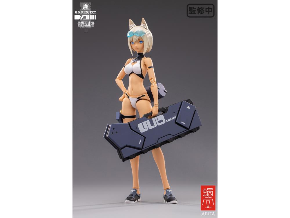 GN Project WOLF-001 Swimwear 1/12 Scale Figure & Equipment Set Gallery Image 12