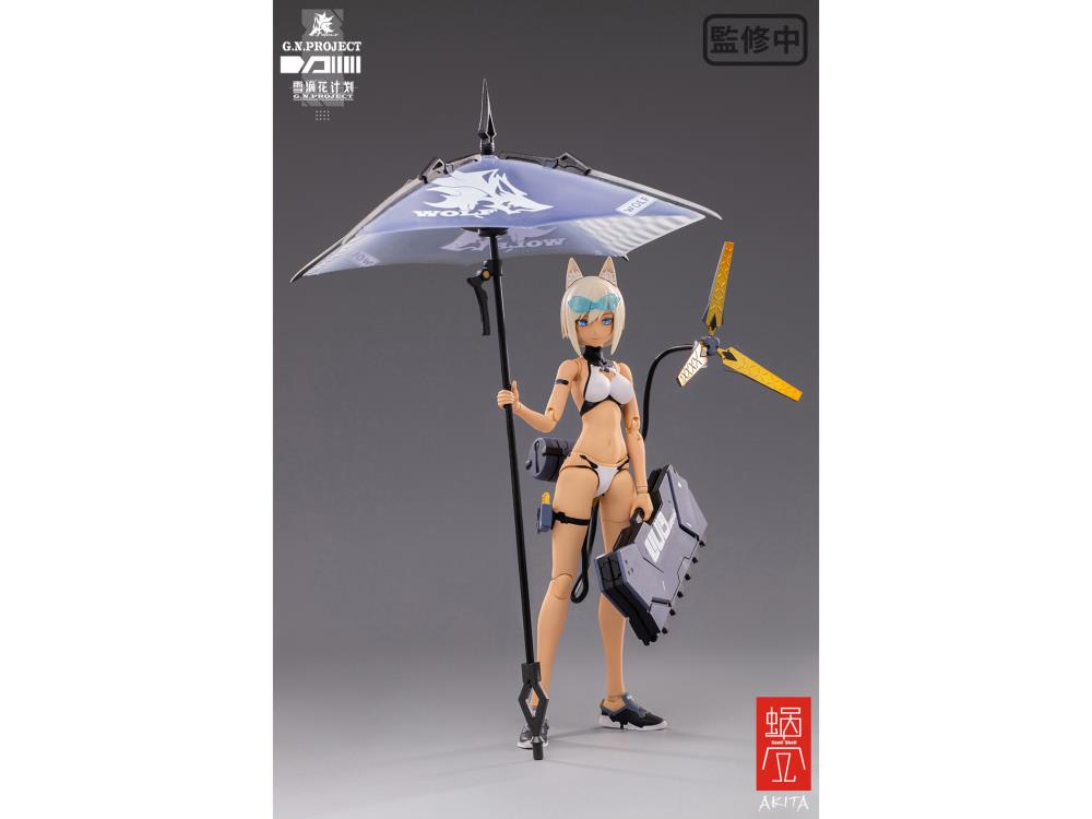 GN Project WOLF-001 Swimwear 1/12 Scale Figure & Equipment Set Gallery Image 11