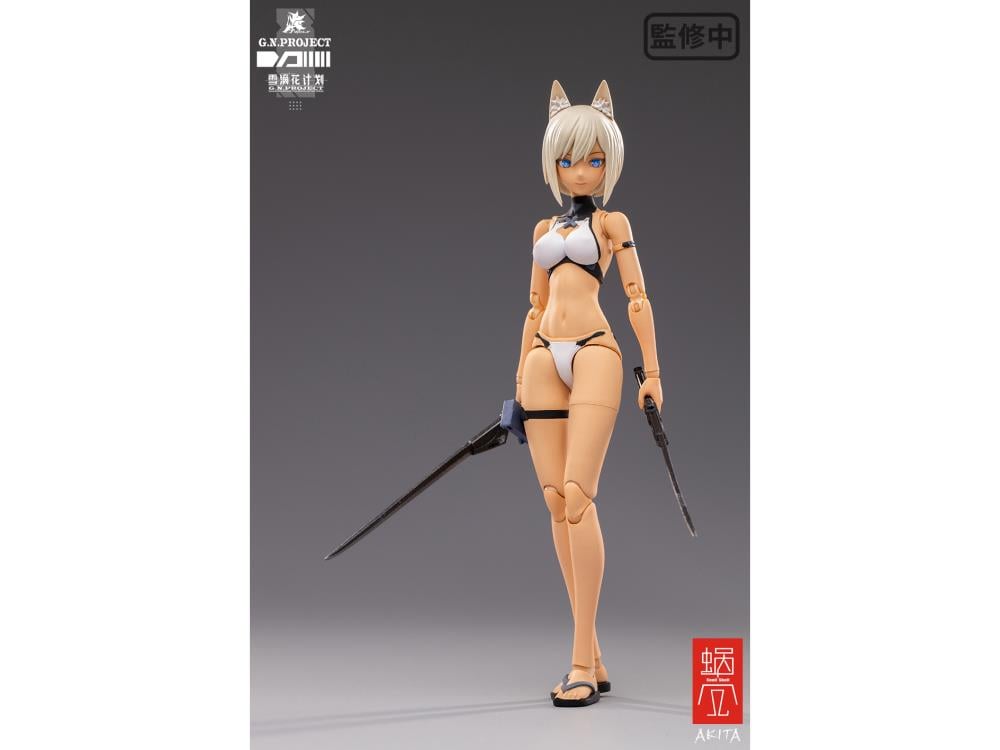 GN Project WOLF-001 Swimwear 1/12 Scale Figure & Equipment Set Gallery Image 8