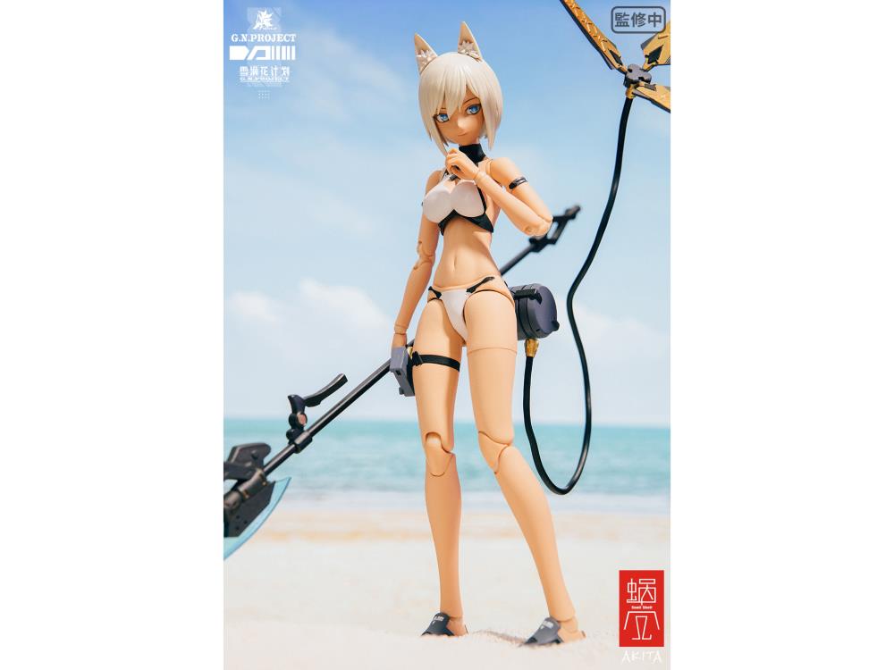 GN Project WOLF-001 Swimwear 1/12 Scale Figure & Equipment Set Gallery Image 19
