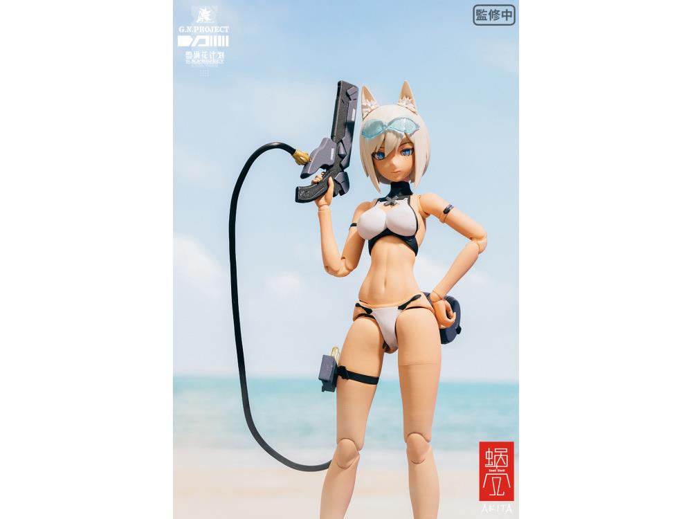 GN Project WOLF-001 Swimwear 1/12 Scale Figure & Equipment Set Gallery Image 21