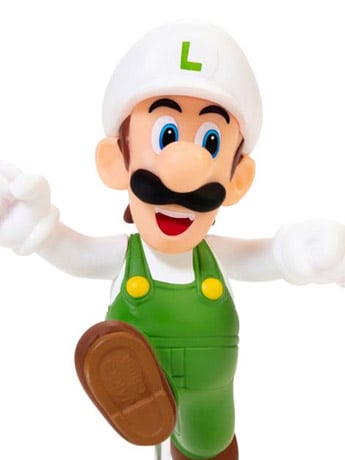 World of Nintendo Luigi (Fire Running) 2.5-Inch Scale Limited Articulation Figure Gallery Image 2