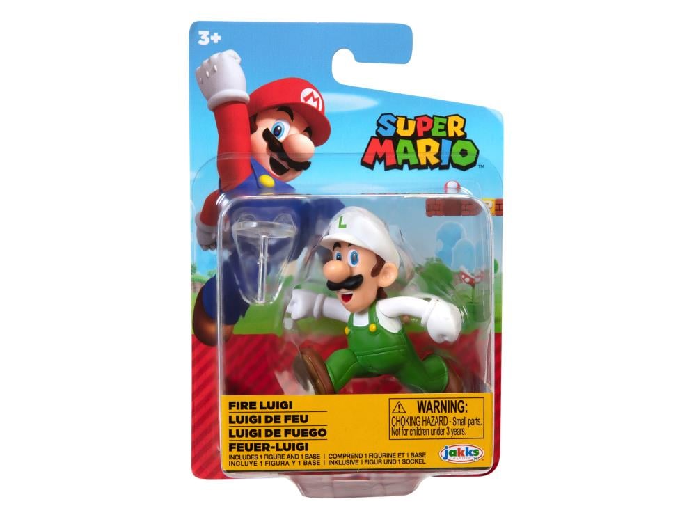 World of Nintendo Luigi (Fire Running) 2.5-Inch Scale Limited Articulation Figure Gallery Image 4