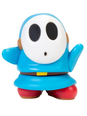 World of Nintendo 2.50" Shy Guy (Light Blue) Limited Articulation Figure Gallery Image 2