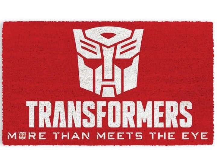 Transformers "More Than Meets The Eye" Logo Door Mat Gallery Image 1