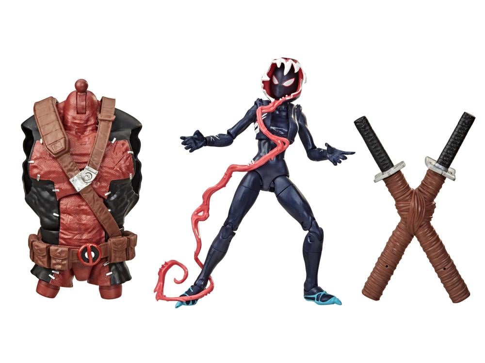 Venom Marvel Legends Ghost-Spider Action Figure (Venompool BAF) Gallery Image 6