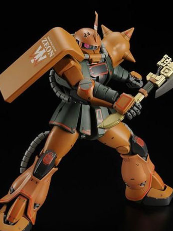 Gundam MG 1/100 MS-06FS Zaku II (Garma Zabi Custom) Exclusive Model Kit Gallery Image 2