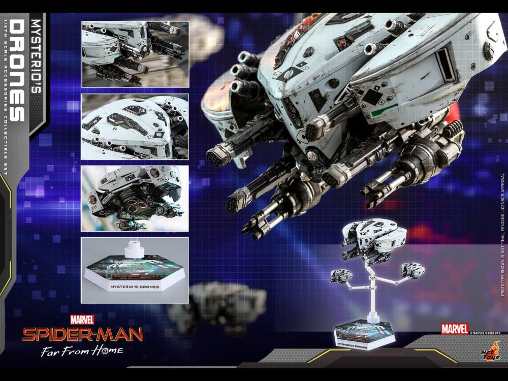 Spider-Man: Far From Home ACS011 Mysterio's Drones 1/6 Scale Accessories Gallery Image 14
