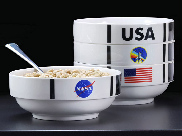 NASA Shuttle Stackable Bowls Set of 4 Gallery Image 1
