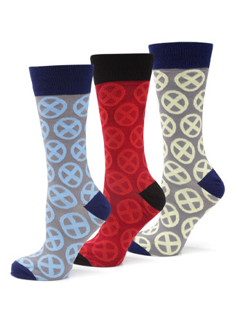Marvel X-Men Socks Three-Pack Gallery Image 2