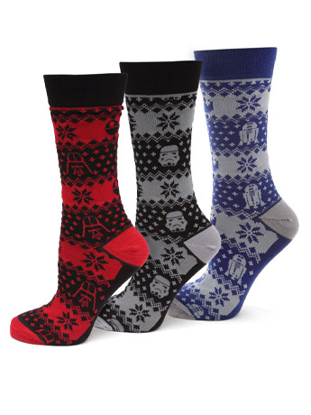 Star Wars Holiday Socks Three-Pack Gallery Image 2